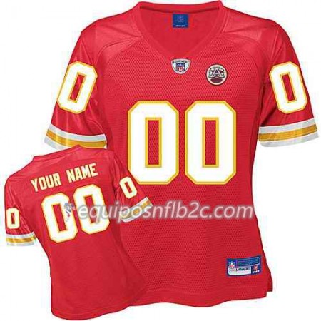 Camiseta Mujer NFL Kansas City Chiefs Personalizar Rojo Camiseta Mujer NFL Kansas City Chiefs Personalizar Rojo